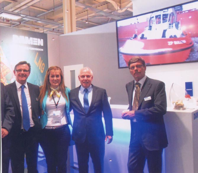 Posidonia Exhibition 2014 with legendary Damen Group Sales Managers