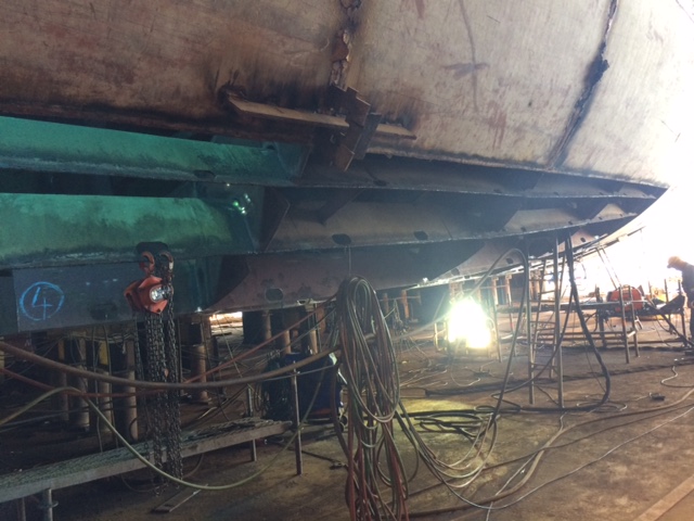 M/V Mana, PONTOS MARINE, 650 tons of steel renewal